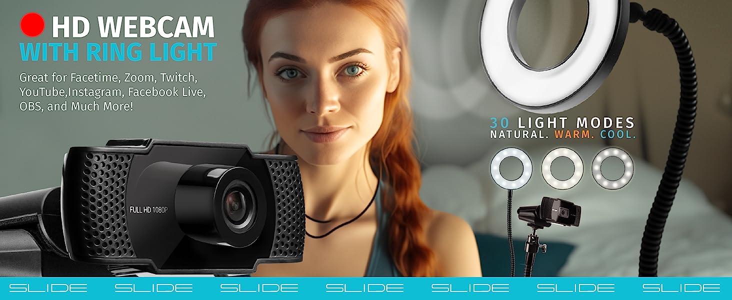 SLIDE CWB13 USB 2.0 HD Webcam